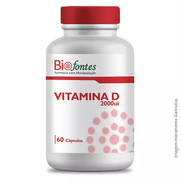 Imagem de Vitamina D3 2000 ui 60 Cápsulas