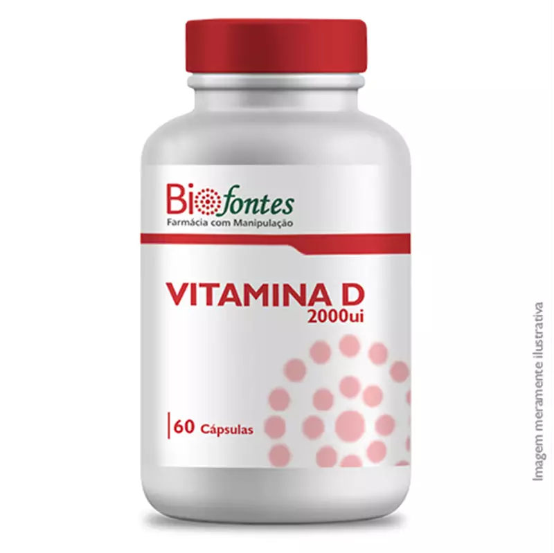 Vitamina D3 2000 ui 60 Cápsulas