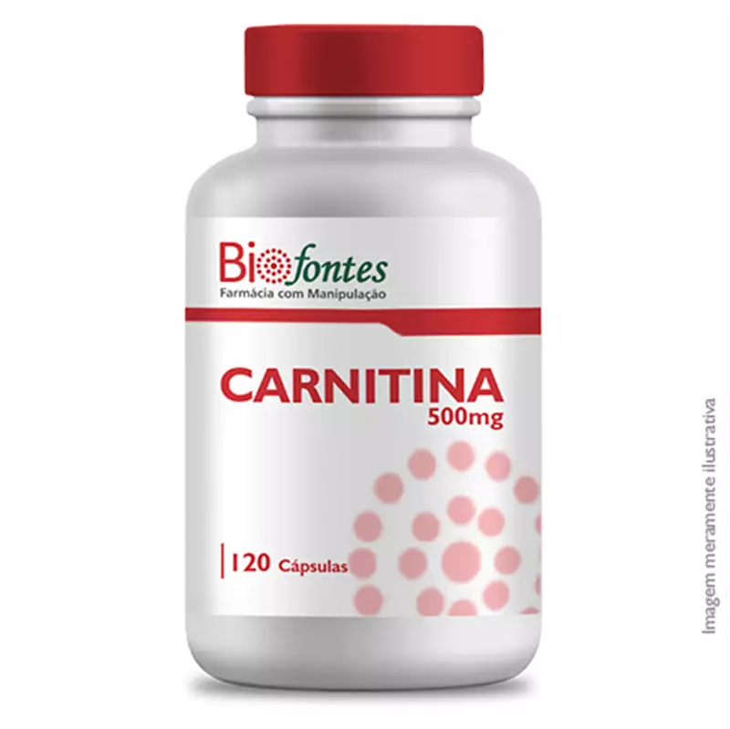 L-Carnitina 500mg 120 Cápsulas