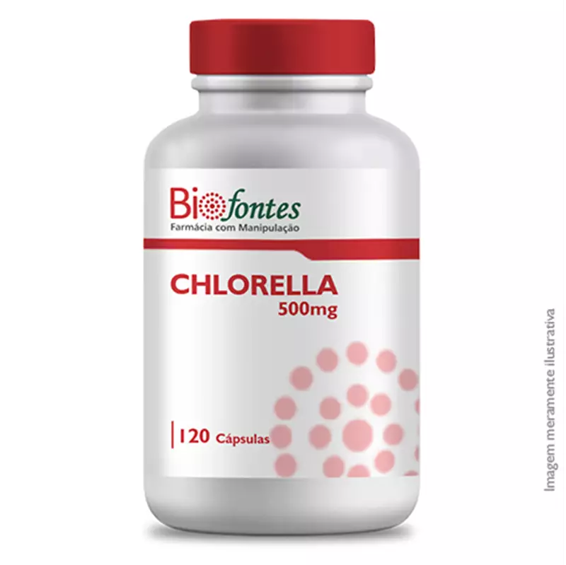 Chlorella 500mg 120 Cápsulas