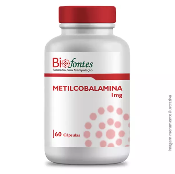 Imagem de Metilcobalamina 1mg 60 Cápsulas