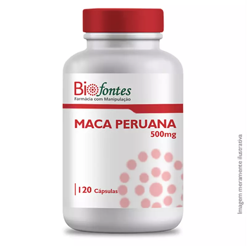 Maca Peruana 500mg 120 Cápsulas