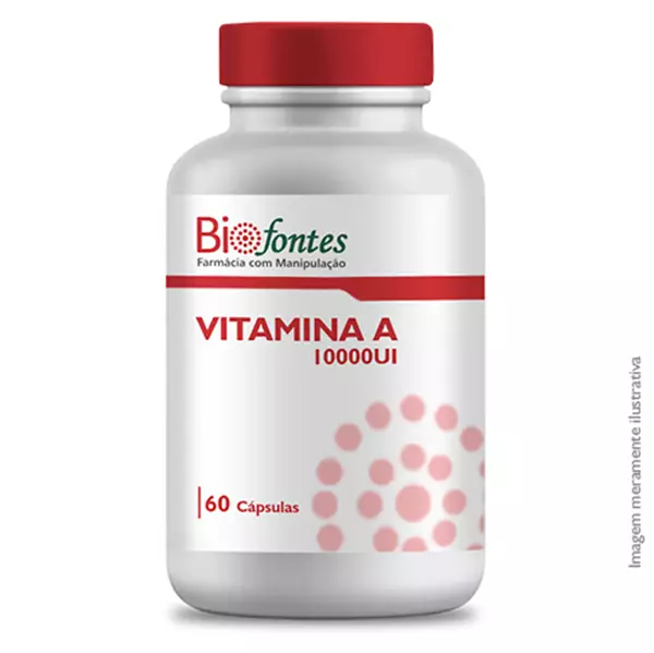 Imagem de Vitamina A 10000ui 60 Cápsulas