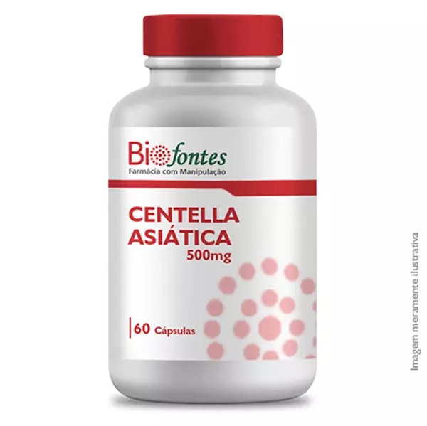Imagem de Centella Asiática 500mg 60 Cápsulas
