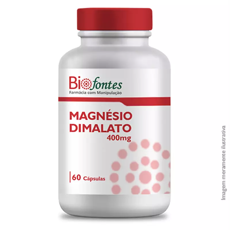 Magnesio Dimalato 400mg 60 Cápsulas