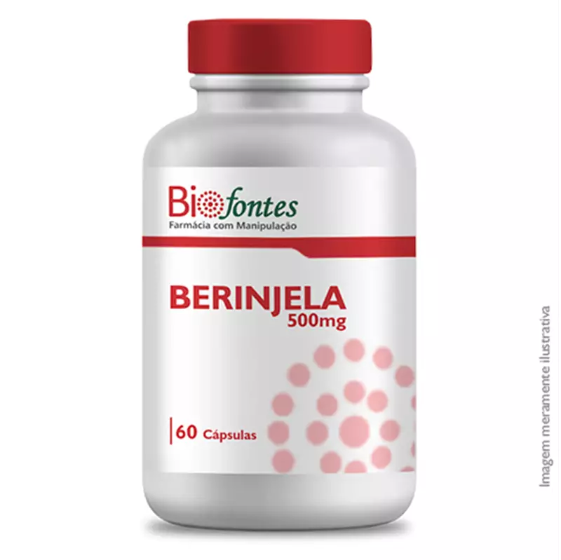 Berinjela 500mg 60 Cápsulas