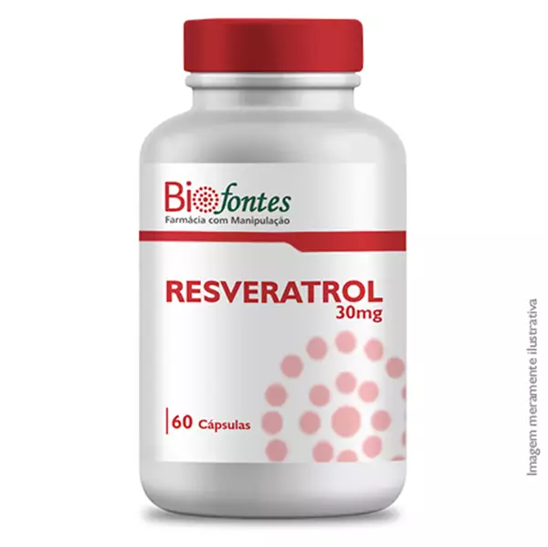 Imagem de Resveratrol 30mg 60 Cápsulas