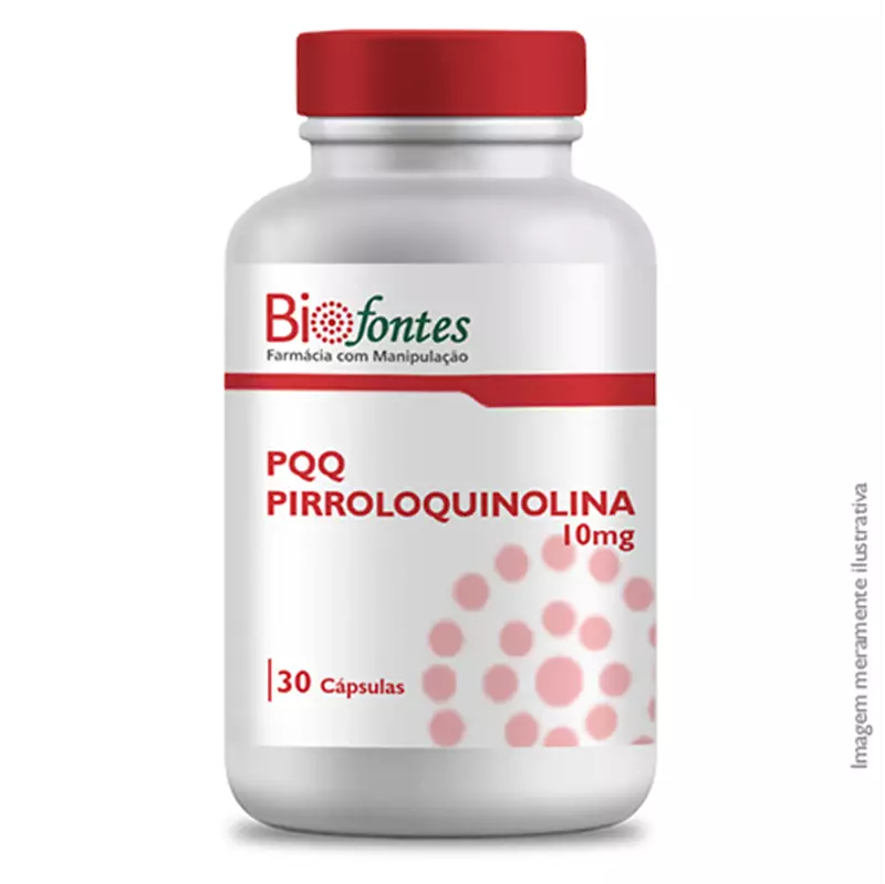 PQQ - Pirroloquinolina Quinona 10mg 30 Cápsulas