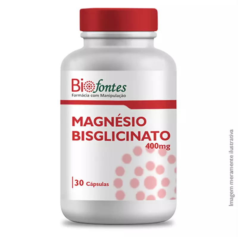 Magnésio Bisglicinato 400mg - 30 Cápsulas