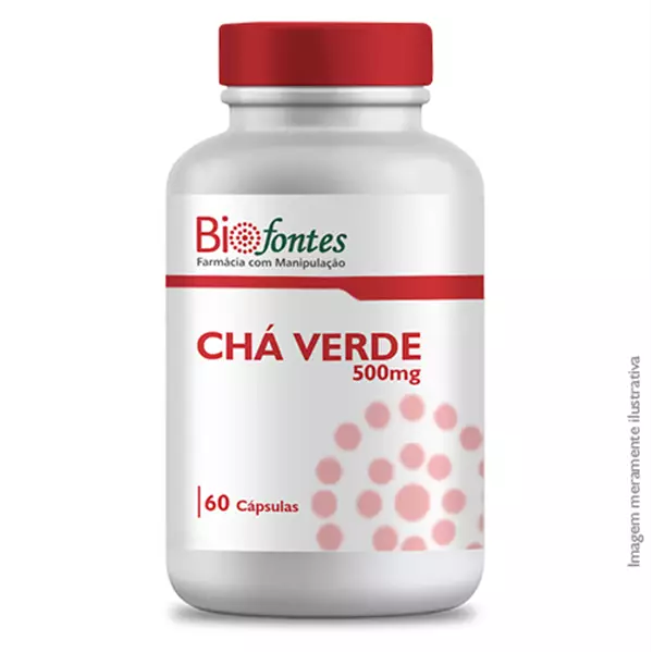 Imagem de Chá Verde 500mg 60 Cápsulas