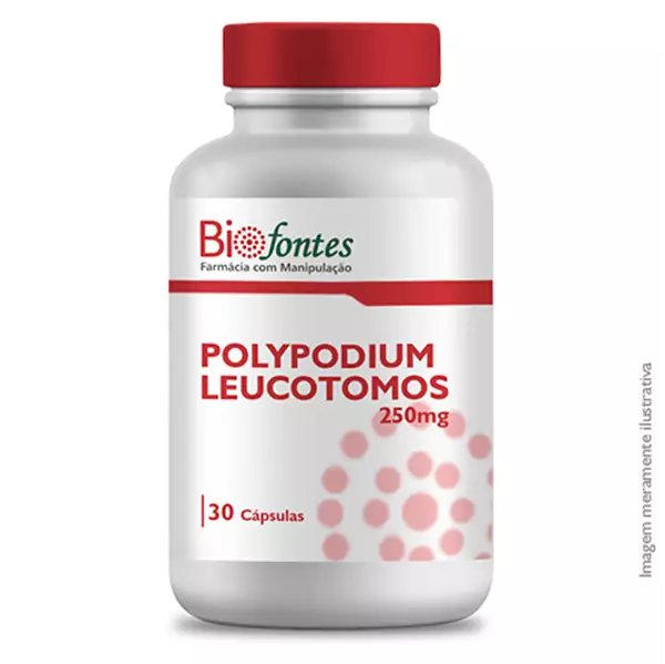 Imagem de Polypodium Leucotomos 250mg 30 Cápsulas