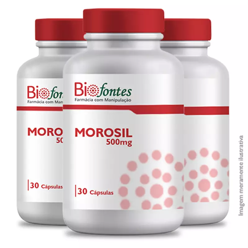 Kit 3x Morosil 500mg 30 Cápsulas