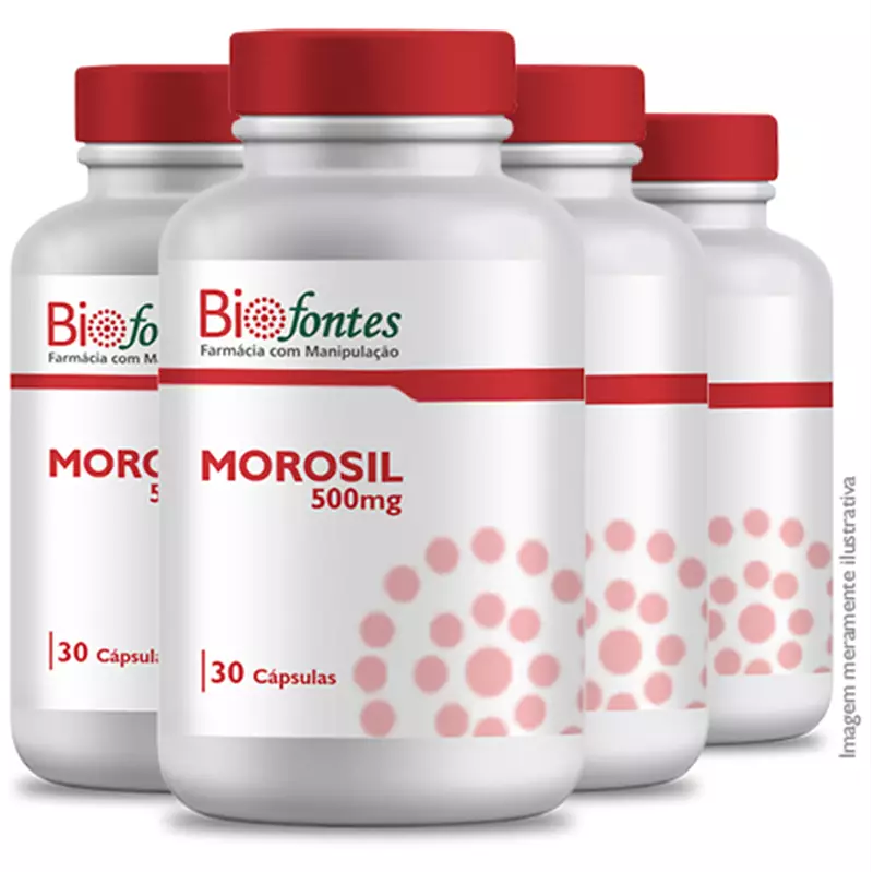 Kit 4x Morosil 500mg 30 Cápsulas