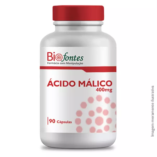 Imagem de Ácido Málico 400mg 90 Cápsulas