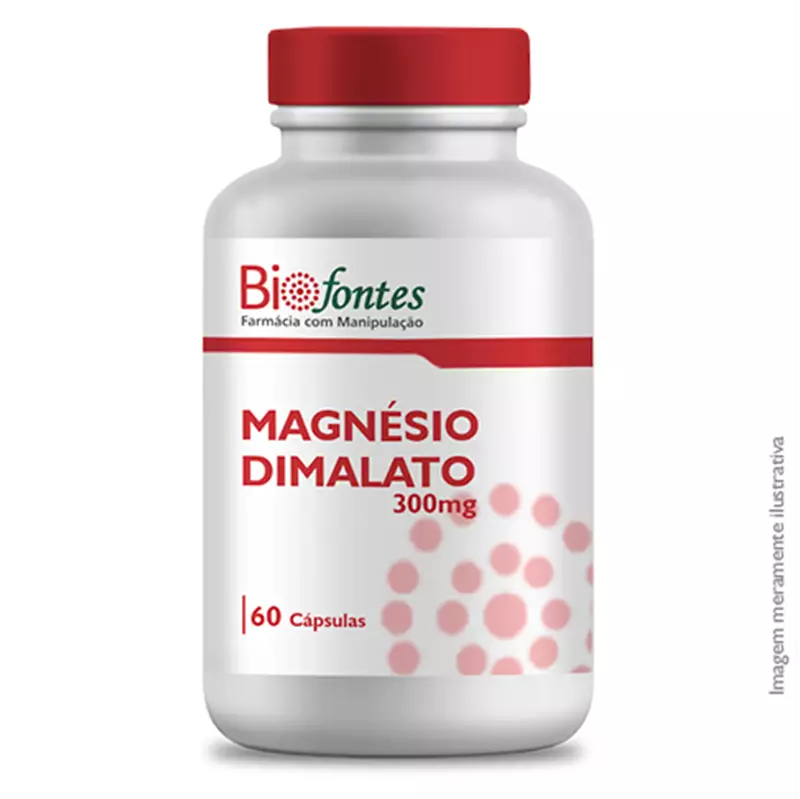 Magnesio Dimalato 300mg 60 Cápsulas