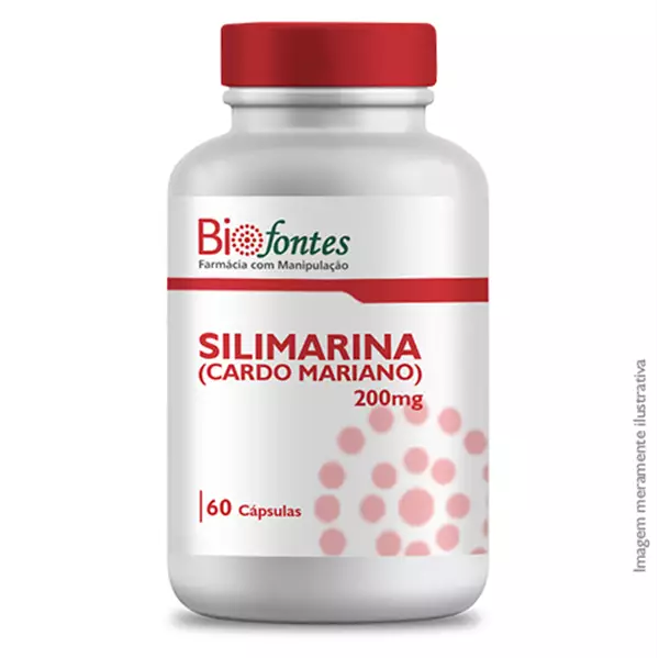 Imagem de Silimarina (Cardo Mariano) 200Mg 60 Cápsulas