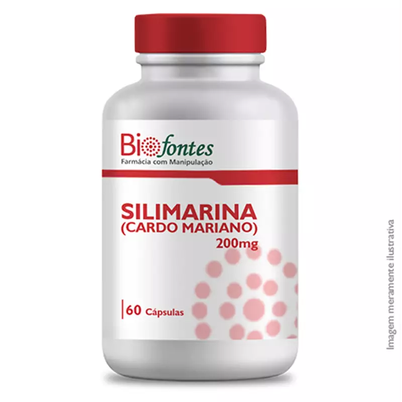 Silimarina (Cardo Mariano) 200Mg 60 Cápsulas