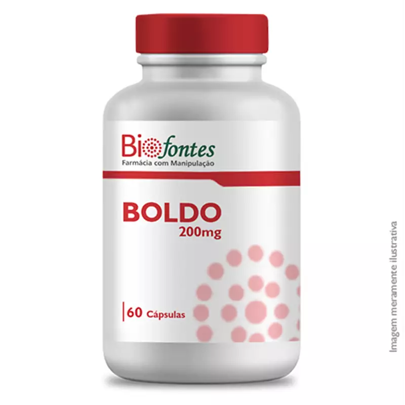 Boldo 200 mg - 60 cápsulas