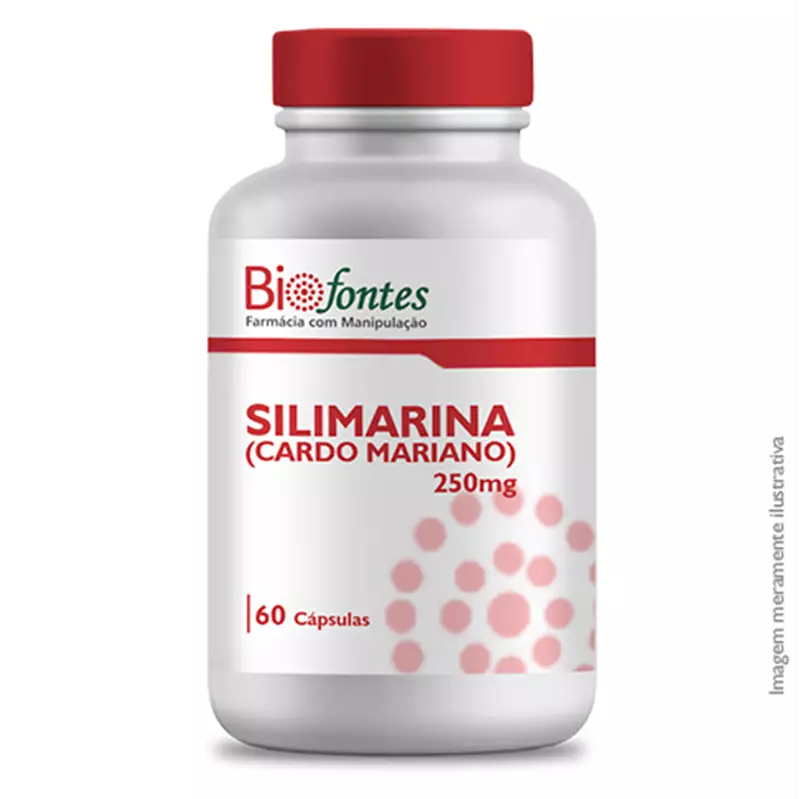 Silimarina (Cardo Mariano) 250Mg 60 Cápsulas