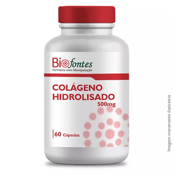 Imagem de Colageno Hidrolisado 500mg 60 Cápsulas