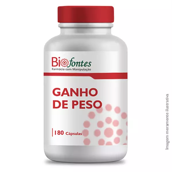Imagem de Composto Ganho De Peso  180 Cápsulas - 3 meses de suplementação