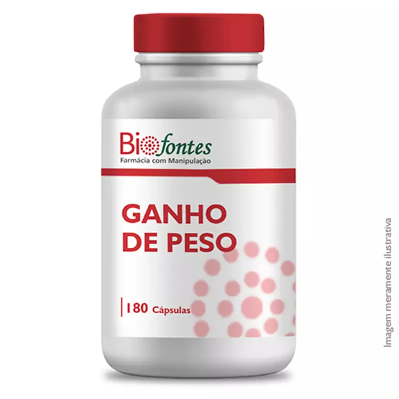 Composto Ganho De Peso  180 Cápsulas - 3 meses de suplementação