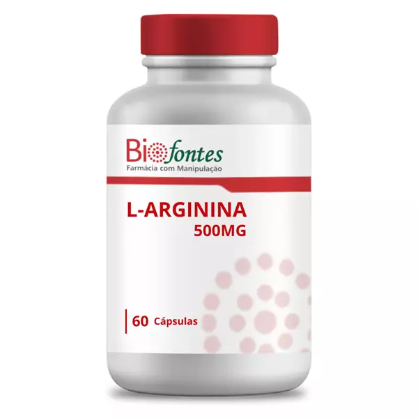 Imagem de L-Arginina 500Mg 60 Capsulas