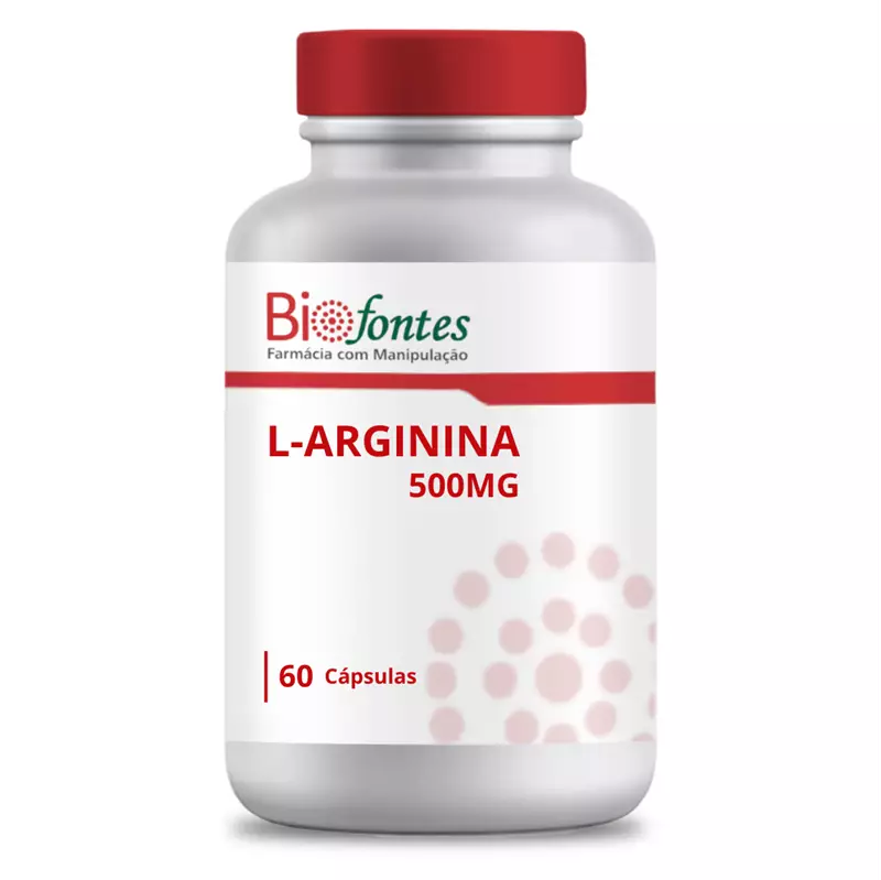 L-Arginina 500Mg 60 Capsulas