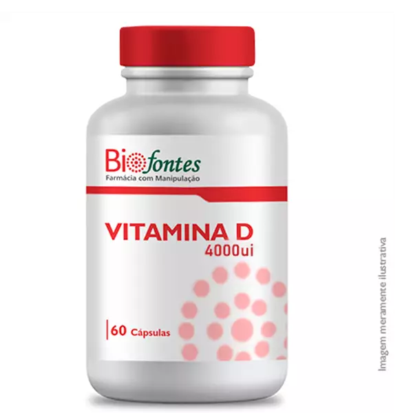 Imagem de Vitamina D3 4000UI 60 Cápsulas