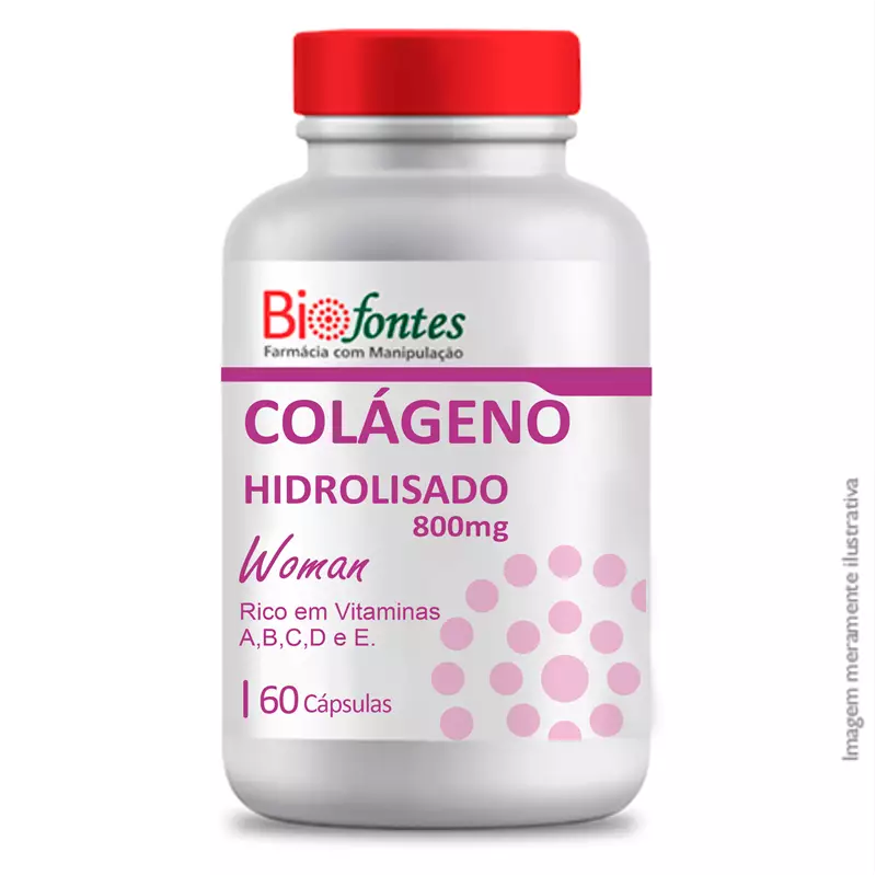 Colageno Hidrolisado Woman 500mg 180 Cápsulas