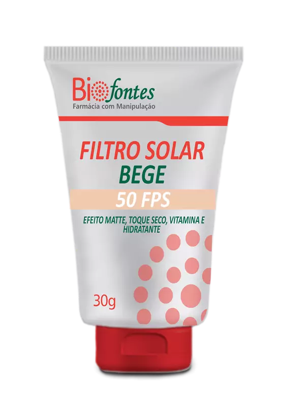 Filtro Solar Bege 50 FPS