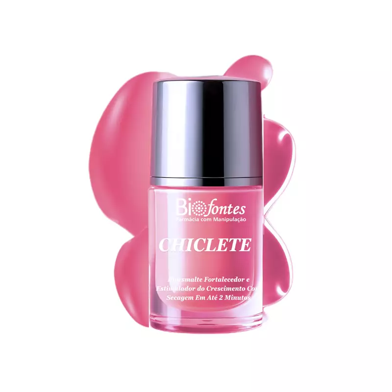 Bioesmalte Fortalecedor (Blend de Vitaminas) Chiclete 10ml