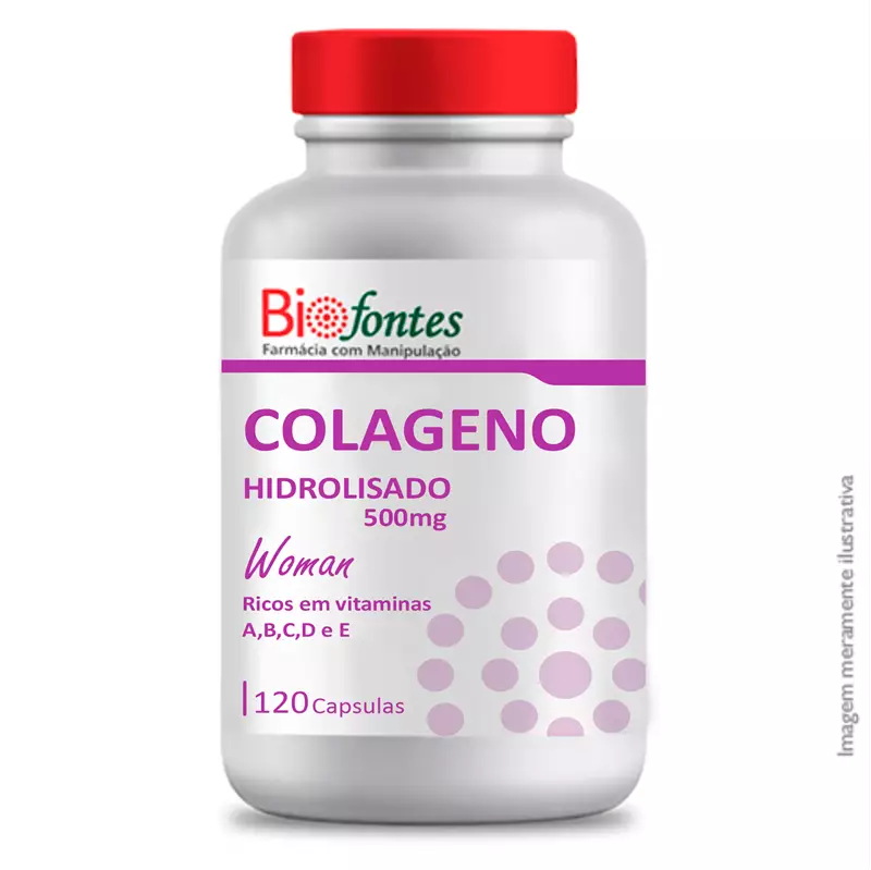 Colageno Hidrolisado Woman 500mg 120 Cápsulas