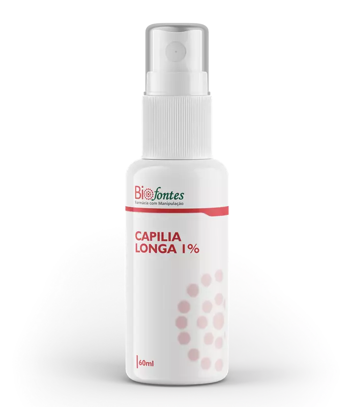 Capilia Longa 1% 60ml: Crescimento Capilar, Redução da Queda e Fortalecimento dos Fios