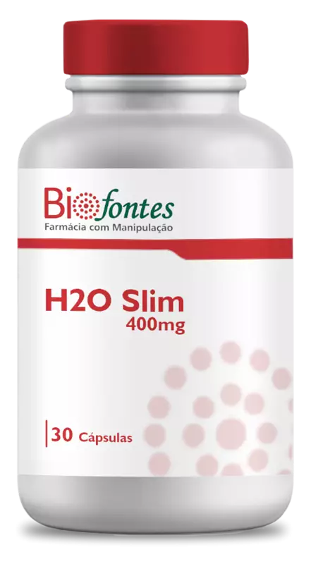 H2O Slim® 400mg | Redução de Medidas | 30 Cápsulas