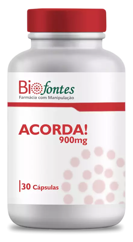 ACORDA! 900 mg | Energia Inteligente e Duradoura | 30 Cápsulas