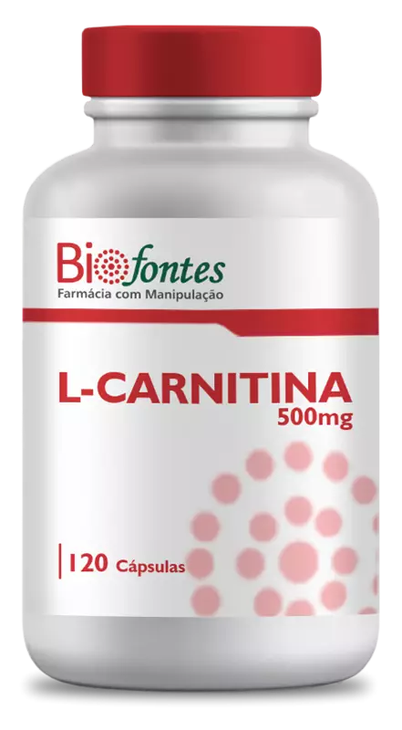 L-Carnitina 500mg 120 Cápsulas
