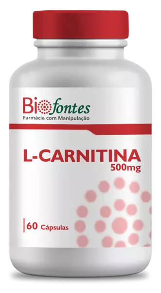 Imagem de L-Carnitina 500mg 60 Cápsulas