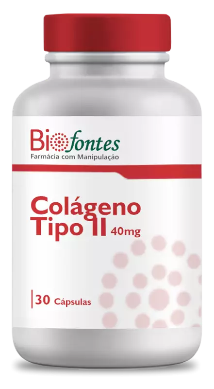 Colágeno Tipo II 40mg | 30 Cápsulas