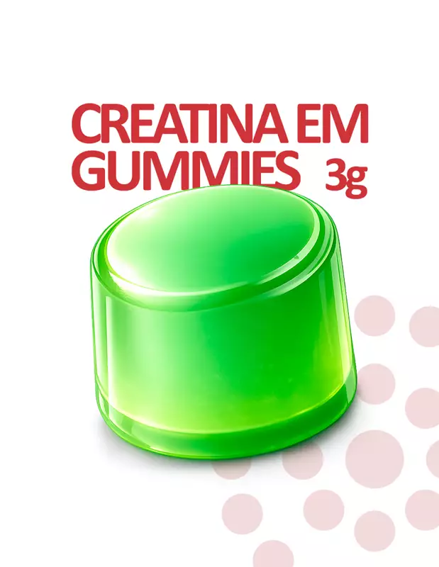 Creatina em Gummies 3g | Força e Desempenho Muscular