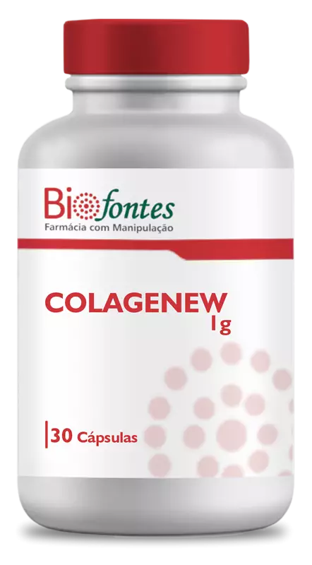 Colagenew® 1g | Suporte à Produção de Colágeno | 30 Cápsulas