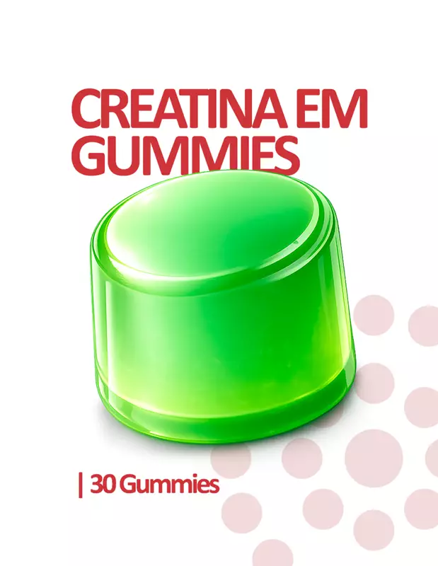 Creatina em Gummies | Força e Desempenho Muscular | 30 Unidades