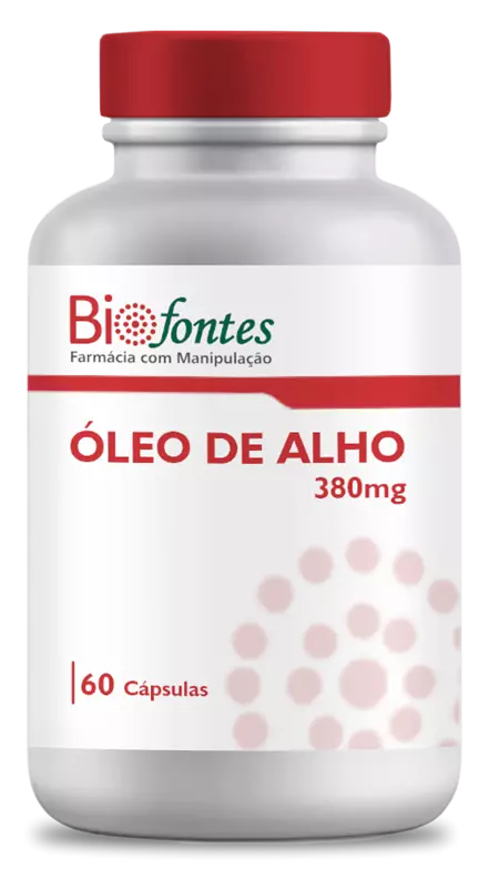 Óleo de Alho 380mg | Saúde Cardiovascular e Fortalecimento da Imunidade | 60 Cápsulas