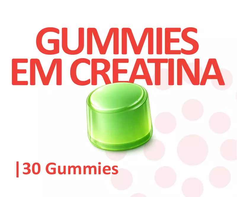 Creatina em Gummies | Força e Desempenho Muscular | 30 Unidades