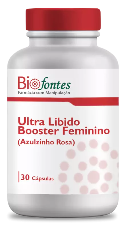 Ultra Libido Booster Feminino (Azulzinho Rosa) | Libido, Energia e Bem-Estar Feminino | 30 Cápsulas
