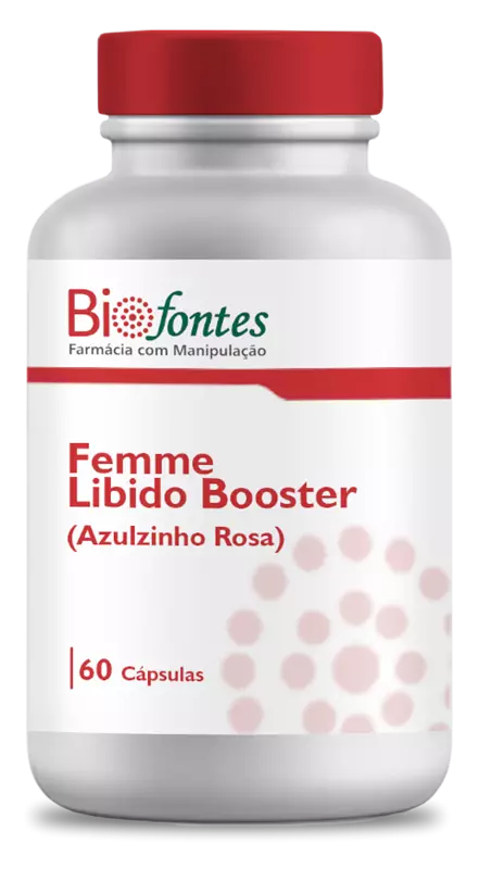 Femme Libido Booster (Azulzinho Rosa) | Libido, Energia e Bem-Estar Feminino | 60 Cápsulas