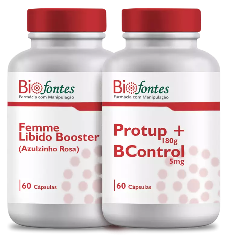 Combo Ultra Libido Booster Feminino (Azulzinho Rosa) | Libido, Energia e Vitalidade Feminina
