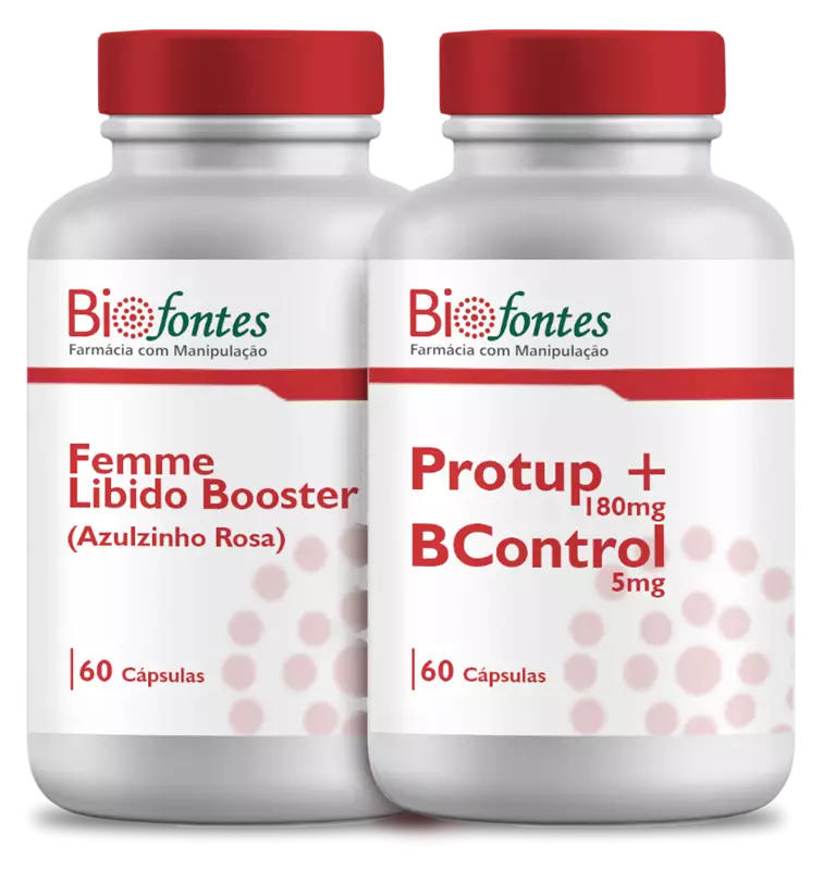 Combo Ultra Libido Booster Feminino (Azulzinho Rosa) | Libido, Energia e Vitalidade Feminina