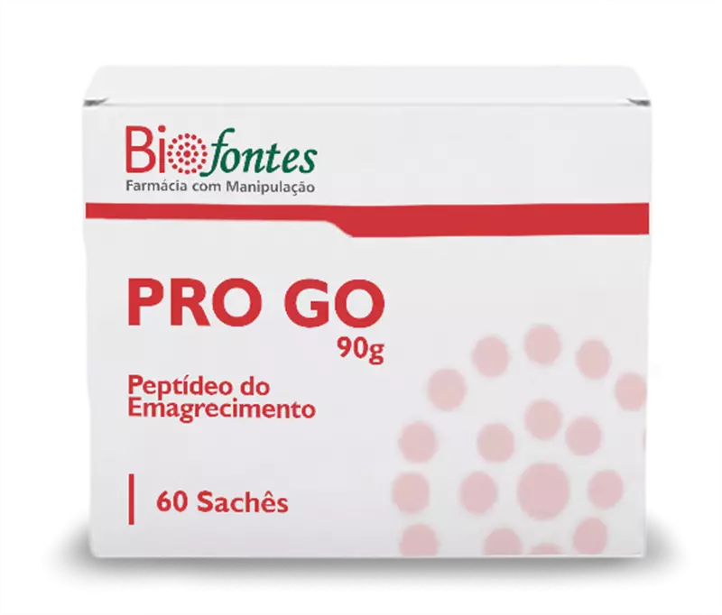 PRO GO® 90g | Peptídeos do Emagrecimento | 60 Sachês