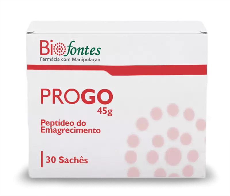 PROGO® 45g | Peptídeos do Emagrecimento | 30 Sachês